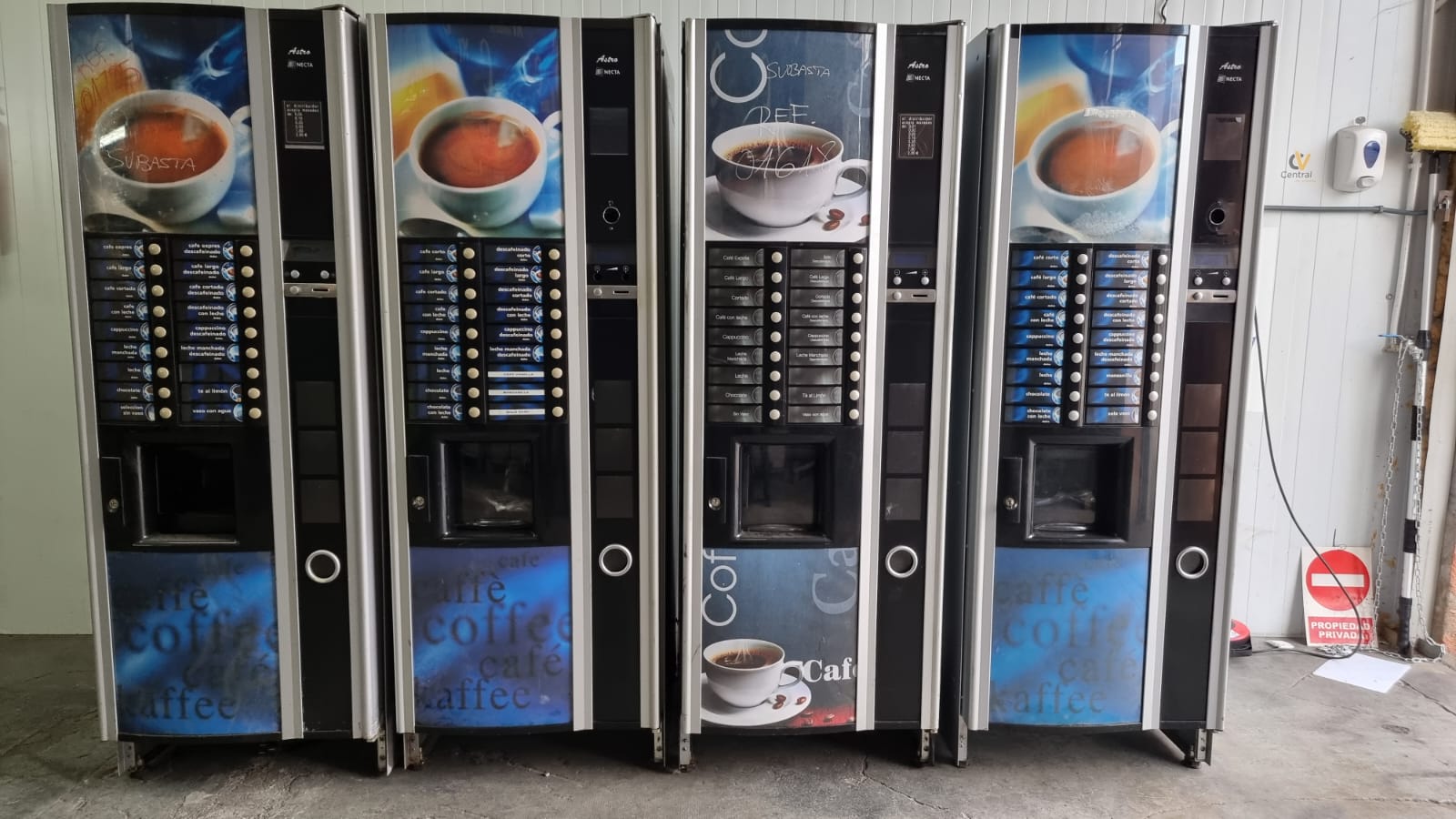 Lote 4 Necta Astro cafe en grano - Subastas Vending 🏷️