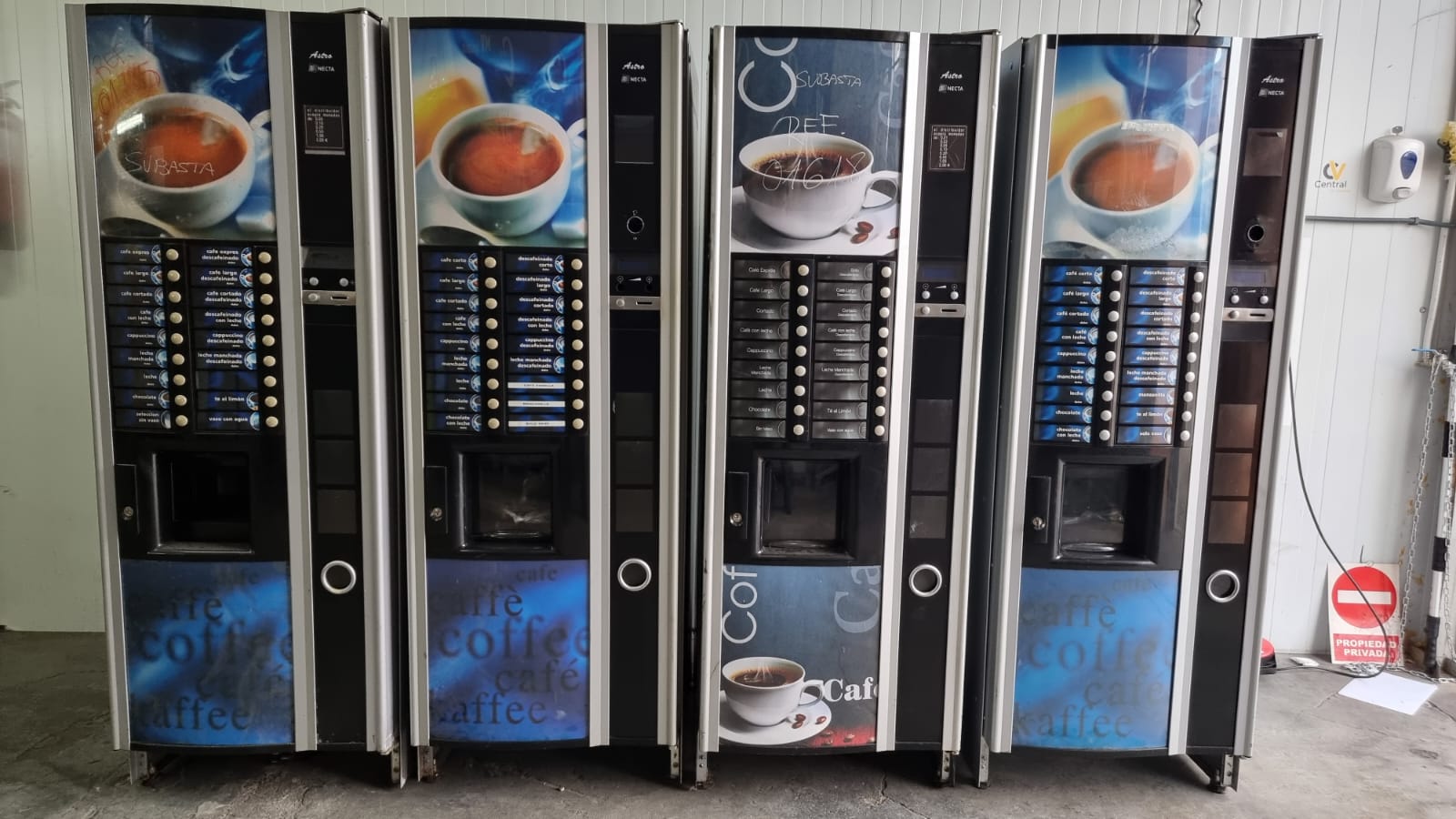 Lote 4 Necta Astro cafe en grano - Subastas Vending 🏷️