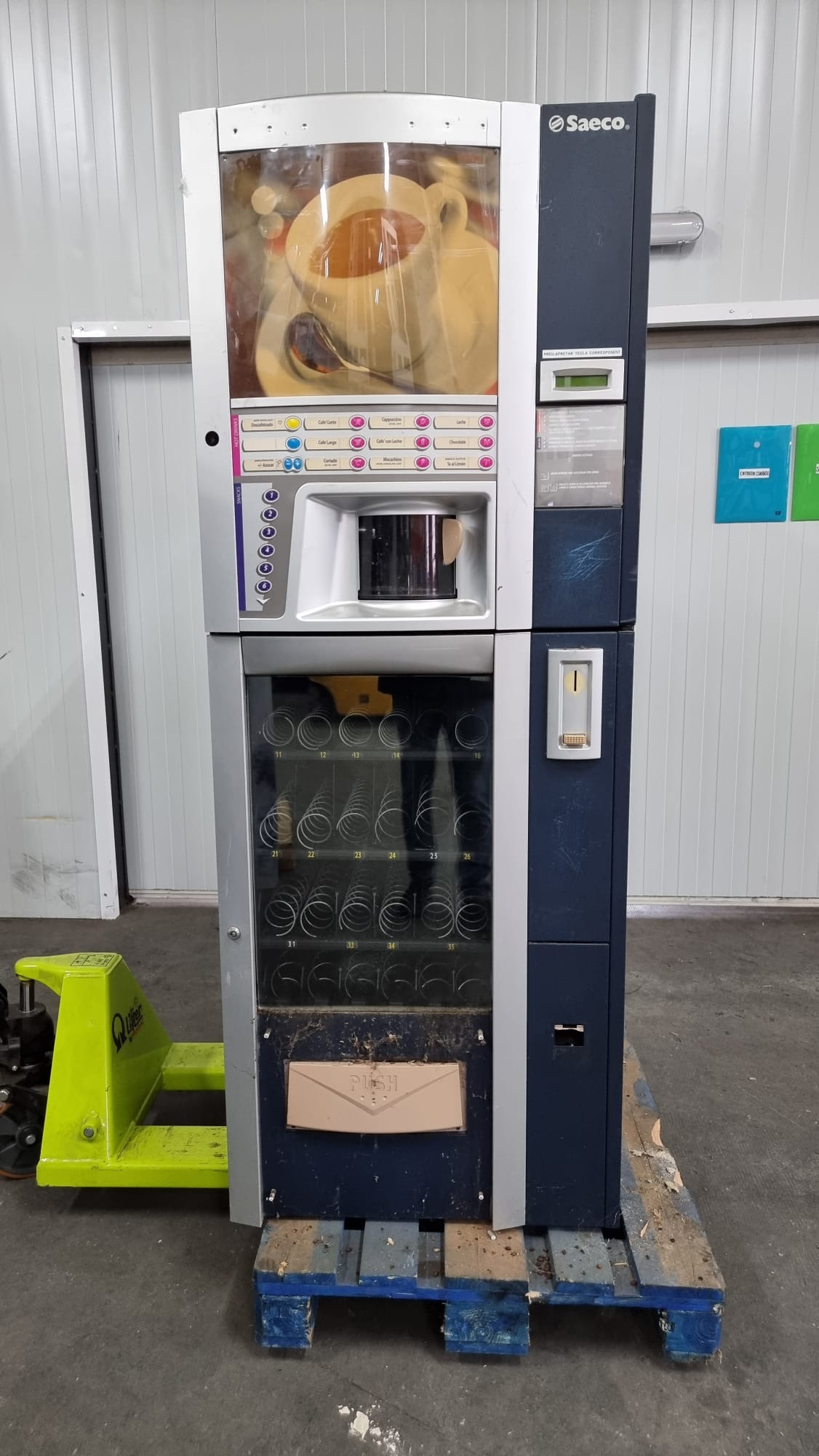 Máquina Expendedora Saeco Bebidas Calientes DAP 7 Plus - MercaVending